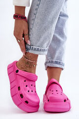 Moterų putų platforma Crocs Fuchsia Beckett 24259-27 kaina ir informacija | Šlepetės moterims | pigu.lt