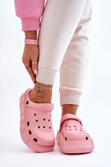 Moterų putų platforma Crocs Pink Beckett 24263-27 kaina ir informacija | Šlepetės moterims | pigu.lt