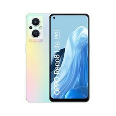 Oppo Reno8 Lite 5G, 128 GB, Dual SIM, Rainbow Spectrum kaina ir informacija | Mobilieji telefonai | pigu.lt