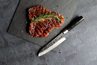 Samura Blacksmith Santoku нож, 18,2 см цена и информация | Ножи и аксессуары для них | pigu.lt