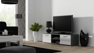 TV spintelė Cama Meble Soho 140, pilka/balta kaina ir informacija | TV staliukai | pigu.lt