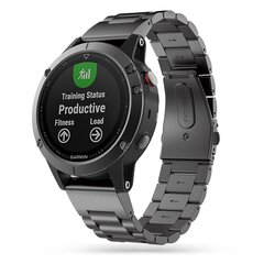 Tech-Protect ремешок для часов Stainless Garmin fenix 5/6/6 Pro/7, черный цена и информация | Аксессуары для смарт-часов и браслетов | pigu.lt