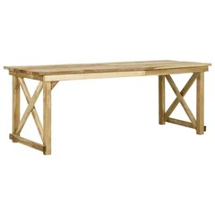 Sodo stalas, 200x79x75 cm kaina ir informacija | Lauko stalai, staliukai | pigu.lt
