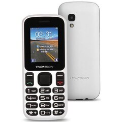 Mobilusis telefonas vyresnio amžiaus žmonėms Thomson TLINK T12 1,77" Bluetooth VGA FM Balta kaina ir informacija | Thomson Mobilieji telefonai, Foto ir Video | pigu.lt