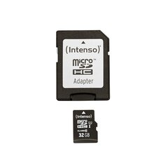 Intenso micro SD 32 ГБ CL10 цена и информация | Карты памяти для телефонов | pigu.lt