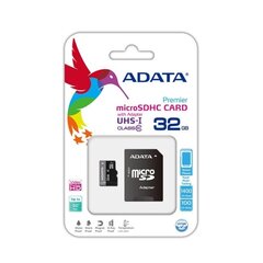 Карта памяти ADATA microSDHC 32ГБ, UHS-I U1 цена и информация | Карты памяти для телефонов | pigu.lt