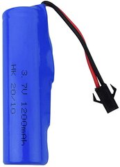 1 vnt. 1S 3.7V 1200mAh lipo akumuliatorius su SM kištuku, skirtas RC automobiliams, važiuojantiems bekele kaina ir informacija | Išmanioji technika ir priedai | pigu.lt