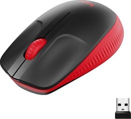 Logitech M190, raudona kaina ir informacija | Pelės | pigu.lt