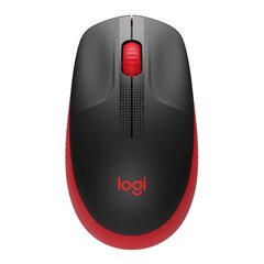 Logitech M190, raudona kaina ir informacija | Pelės | pigu.lt