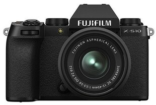 Fujifilm X-S10 + XC 15-45mm juodas kaina ir informacija | Skaitmeniniai fotoaparatai | pigu.lt