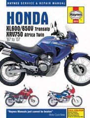 Honda XL600/650 Transalp &amp; XRV750 Africa Twin (87 - 07) kaina ir informacija | Kelionių vadovai, aprašymai | pigu.lt