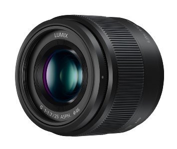 Panasonic LUMIX G 25mm / F1.7 II ASPH (H-H025E-K), Juoda kaina ir informacija | Objektyvai | pigu.lt