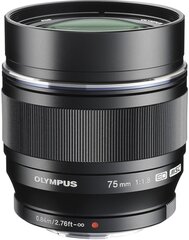 Olympus M.Zuiko Digital ED 75mm F1.8 (Black) kaina ir informacija | Objektyvai | pigu.lt