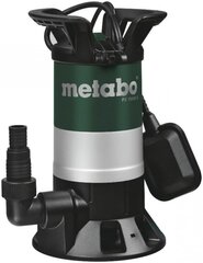 Metabo PS 15000 S, погружной насос для сточных вод цена и информация | Насосы для грязной воды | pigu.lt