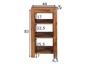 Полка Wohnling Mumbai, коричневый цена и информация | Полки | pigu.lt