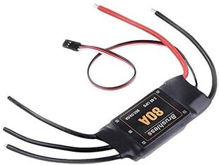 1 шт. ESC 80A регулятор скорости с 5V/5A 2-6S LIPO ubec для rc вертолет самолет цена и информация | Смарттехника и аксессуары | pigu.lt