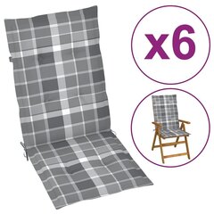Sodo kėdės pagalvėlės, 6 vnt kaina ir informacija | Pagalvės, užvalkalai, apsaugos | pigu.lt