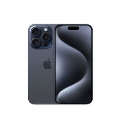 Apple iPhone 15 Pro 15,5 cm (6.1") Dviguba SIM jungtis iOS 17 5G C tipo USB 128 GB Titanas, Mėlyna kaina ir informacija | Mobilieji telefonai | pigu.lt