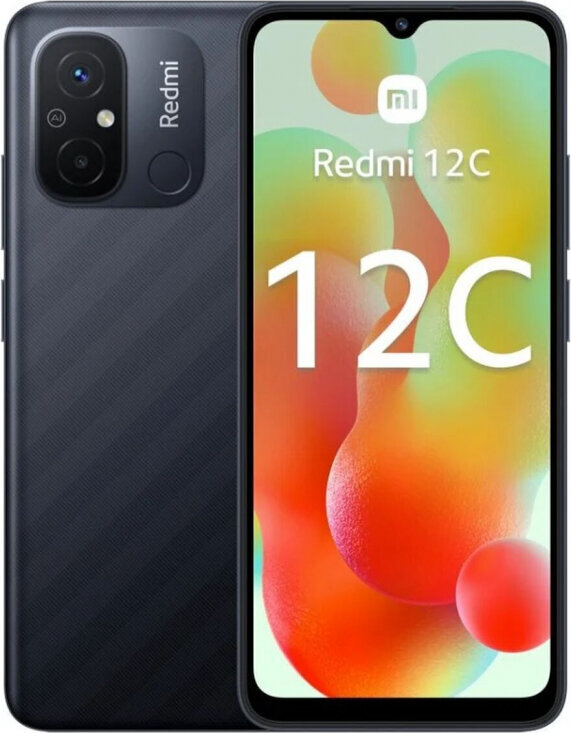 Xiaomi Redmi 12C 128 GB Grey kaina ir informacija | Mobilieji telefonai | pigu.lt