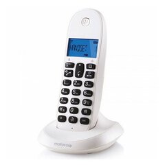 Motorola C1001, baltas kaina ir informacija | Stacionarūs telefonai | pigu.lt