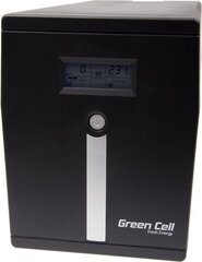 Green Cell UPS 2000VA 1200W“ galios įrodymas kaina ir informacija | Nepertraukiamo maitinimo šaltiniai (UPS) | pigu.lt