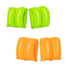 Надувные рукава для плавания Bestway Assorted Armbands, зеленый / оранжевый цена и информация | Нарукавники, жилеты для плавания | pigu.lt