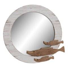 Настенное зеркало DKD Home Decor, 41,5x4x40 см, белое цена и информация | Зеркала | pigu.lt