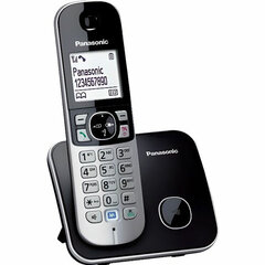 naudoti Panasonic KX-TG6811, juodas kaina ir informacija | Stacionarūs telefonai | pigu.lt