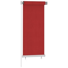 Lauko roletas, raudonos spalvos, 60x140cm, HDPE kaina ir informacija | Žaliuzės | pigu.lt