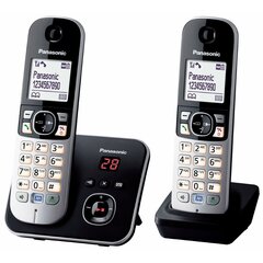 Panasonic Corp. KX-TG6822FRB, juodas kaina ir informacija | Stacionarūs telefonai | pigu.lt