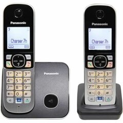 Panasonic Corp. KX-TG6812FRB, pilkas kaina ir informacija | Stacionarūs telefonai | pigu.lt