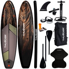 Pripučiama lenta Sup Thunder Wood 320 цена и информация | SUP доски, водные лыжи, водные аттракционы | pigu.lt