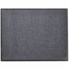 Pilkas PVC durų kilimėlis, 90 x 150 cm цена и информация | Придверные коврики | pigu.lt