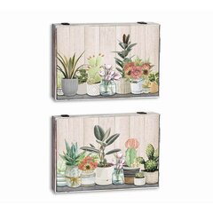 Žvakidė DKD Home Decor Stiklas Aliuminis (20 x 7 x 6 cm) (52 x 15 x 16,5 cm) kaina ir informacija | Lauko baldų komplektai | pigu.lt