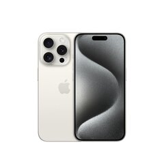 Apple iPhone 15 Pro 15,5 cm (6.1") Dviguba SIM jungtis iOS 17 5G C tipo USB 512 GB Titanas, Balta цена и информация | Мобильные телефоны | pigu.lt