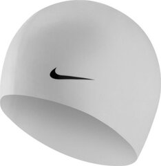 Plaukimo kepuraitė Nike Os Solid WM 93060-100 balta kaina ir informacija | Plaukimo kepuraitės | pigu.lt