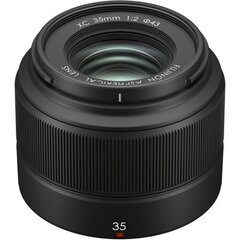 Fujifilm XC 35mm f/2, juoda kaina ir informacija | Objektyvai | pigu.lt