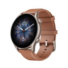 Amazfit GTR 3 Pro Brown Leather kaina ir informacija | Išmanieji laikrodžiai (smartwatch) | pigu.lt