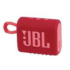 JBL Go 3, красный цена и информация | Аудиоколонки | pigu.lt