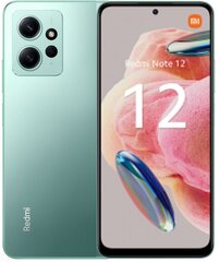 Xiaomi Redmi Note 12 4/128GB Mint Green MZB0DP3EU цена и информация | Мобильные телефоны | pigu.lt