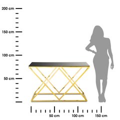 Konsolė Timantti, juoda kaina ir informacija | Stalai-konsolės | pigu.lt