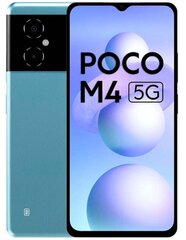 Poco M4 5G 4/64GB MZB0BFAEU Cool Blue цена и информация | Мобильные телефоны | pigu.lt