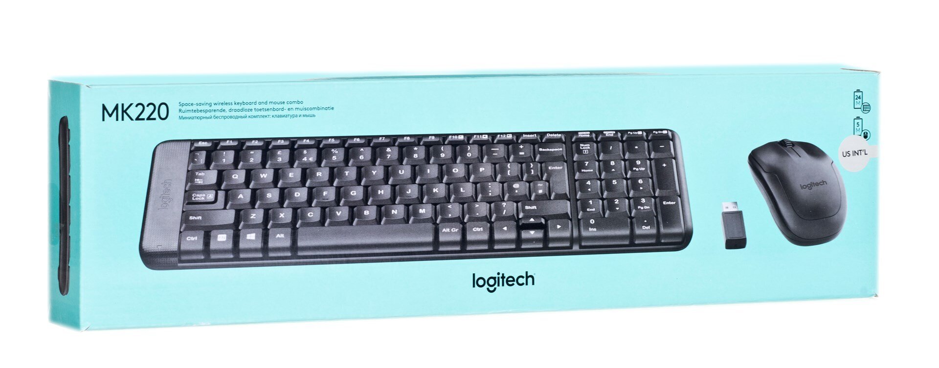 Logitech MK220 цена и информация | Klaviatūros | pigu.lt
