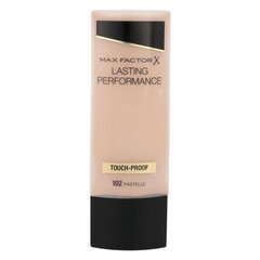 Max Factor Lasting Performance тональное средство 35 мл, 102 Pastelle цена и информация | Пудры, базы под макияж | pigu.lt