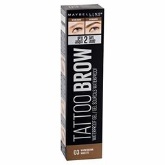 Краска для бровей Maybelline New York Tattoo Brow 5 мл, 03 Warm Brown цена и информация | Карандаши, краска для бровей | pigu.lt