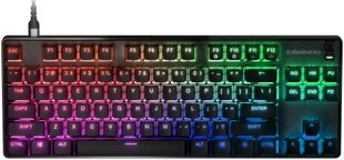 Клавиатура SteelSeries Gaming Keyboard Apex 9 TKL, проводная, черная цена и информация | Клавиатуры | pigu.lt