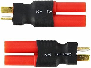 3 vienetai "Deans T-Plug Male HXT 4 mm adapterio belaidžio RC LiPo akumuliatoriaus jungtis kaina ir informacija | Išmanioji technika ir priedai | pigu.lt
