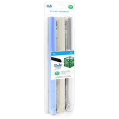 3Doodler Create Filament PLA 3 COLORS PL-CLEAR-75 Polylactic acid (PLA) Fluorescent blue, Transparent, White 2 g kaina ir informacija | Išmanioji technika ir priedai | pigu.lt