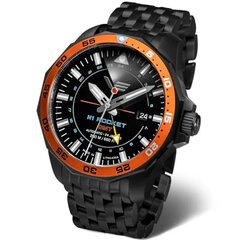 Vostok Europe N1 Rocket GMT NH34-225C714Br NH34-225C714Br kaina ir informacija | Vyriški laikrodžiai | pigu.lt