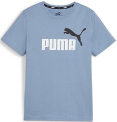 Puma Футболки Для подростков Ess+ 2 Col Logo Tee Blue 586985 20 цена и информация | Мужские толстовки | pigu.lt